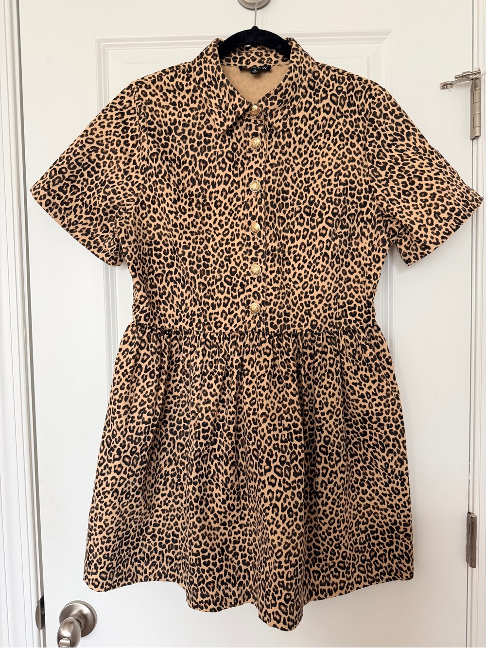 J.Crew Leopard Print Lined Jacket in Tan and Black - Picture 2 of 5